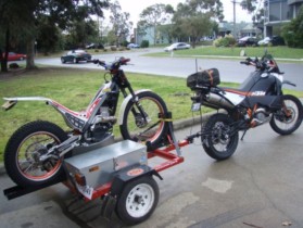 motorbike trailer