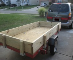 Home Made Trailer Box