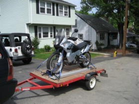 motorbike trailer