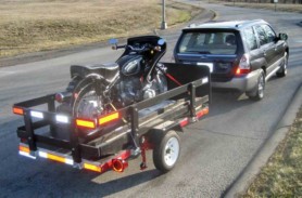 Folding Motorcycle Trailer