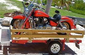 8x4 Bike Trailer Folding