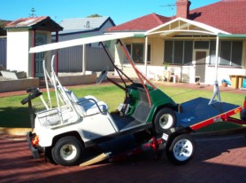 golf car trailer