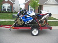 sports bikes trailer