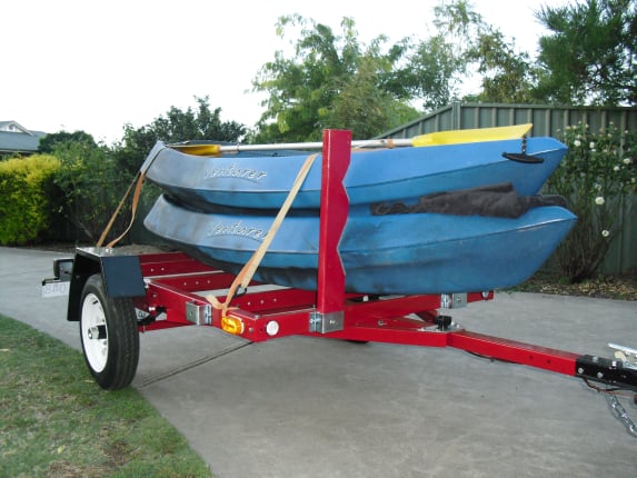 Skeletal Trailer Folding Trailer