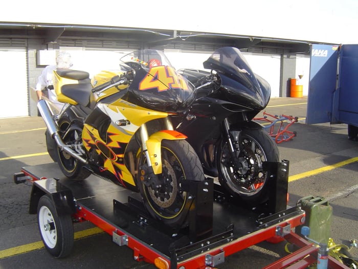 Motorbike Wheel Chock System