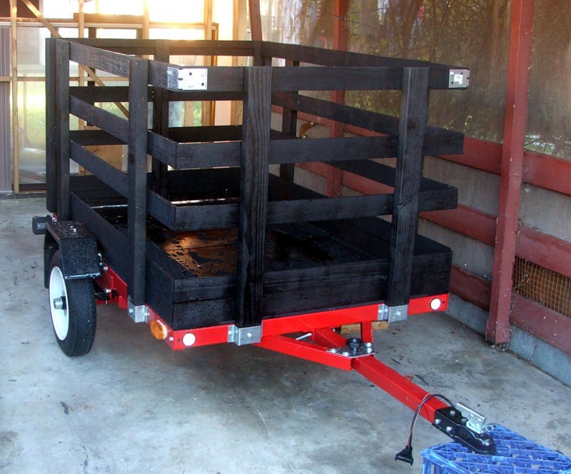 Stake Sided Folding Trailer